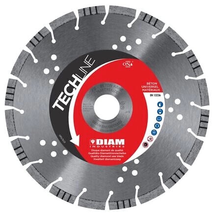 DIAM INDUSTRIES - Disque Diamant DIAM INDUSTRIES FX - Béton - Universel Matériaux - large