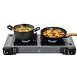 INTEC - Réchaud à Gaz 2 Feux 3800W Allumage Piezo + 4 Cartouches gaz Butane - Cuisinière à gaz Portable Camping Cuisine Extérieure INTEC - vignette