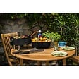 SAHARA - Barbecue à Gaz Portable Compact 2,7kW Grille Fonte Mini Barbecue de Table Noir Kit Planche à Découper Bois 2/4 Personnes Sahara - vignette