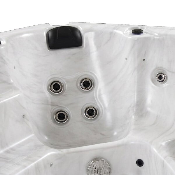 WATERCLIP - WATERCLIP Spa rigide acrylique KYMA 6 places 25 hydrojets 200 x 200 x 82 cm - large