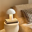 ATMOSPHERA - Lampe champignon secteur Lito blanc H24,5cm - vignette