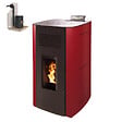 INTERSTOVES - Pack Poêle à granules HYDRO ELIO 13 Etanche + Kit Conduit Ventouse (sortie façade) - - vignette