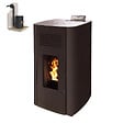 INTERSTOVES - Pack Poêle à granules HYDRO ELIO 13 Etanche + Kit Conduit Ventouse (sortie façade) - - vignette