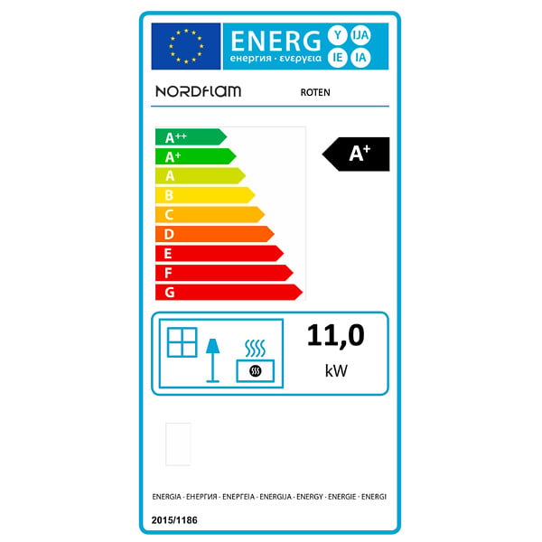 NORDFLAM - Insert à bois NORDFLAM - ROTEN 11 kW - - large
