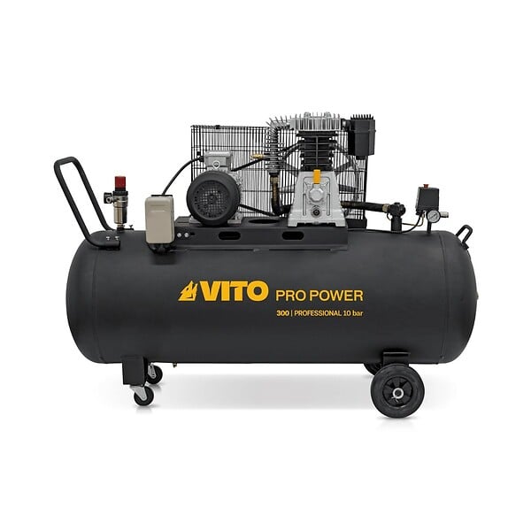 VITO - Compresseur d'air 300L 10Bar 500L/min + Clé à choc pneumatique 310Nm + Outils de Gonflage Soufflage Peinture Garage Atelier VITO - large
