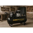 VITO - Compresseur d'air 200L 10Bar 400L/min + Clé à choc pneumatique 310Nm + Outils de Gonflage Soufflage Peinture Garage Atelier VITO - vignette