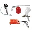 VITO - Compresseur d'air 200L 10Bar 3kW 400L/min + 5 Outils pneumatiques Kit Complet Gonflage Soufflage Peinture Garage Atelier VITO - vignette