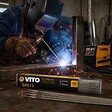 VITO - Lot 50 Electrodes Rutiles 2.5x350mm E6013 Soudure AC/DC Acier au Carbone Amorçage Facile Arc Stable Réparation Serrurerie - vignette