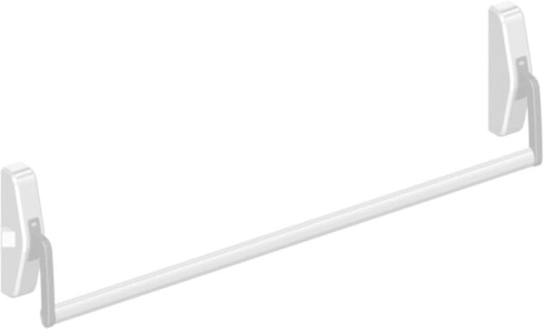 JPM - Fermeture anti-panique 1 point blanc coupe-feu 1250mm - JPM - 89D100-23-2A - large