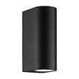 NORDLUX - Applique murale extérieure double aluminium Dion Noir GU10 - vignette