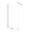SWISS AQUA TECHNOLOGIES - Walk-in 120x200cm, Verre semi poli Crystal Glass® 8 mm  anticalcaire, avec bras et profilés chrome brillant (SATBWI120MPPR) - vignette