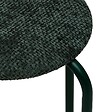 5 FIVE SIMPLY SMART - Tabouret rond empilable avec assise velous Flexy vert - vignette