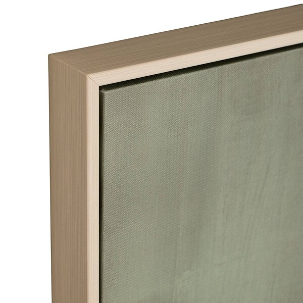 ATMOSPHERA - Toile encadrée Mona carré 58x78cm vert - large