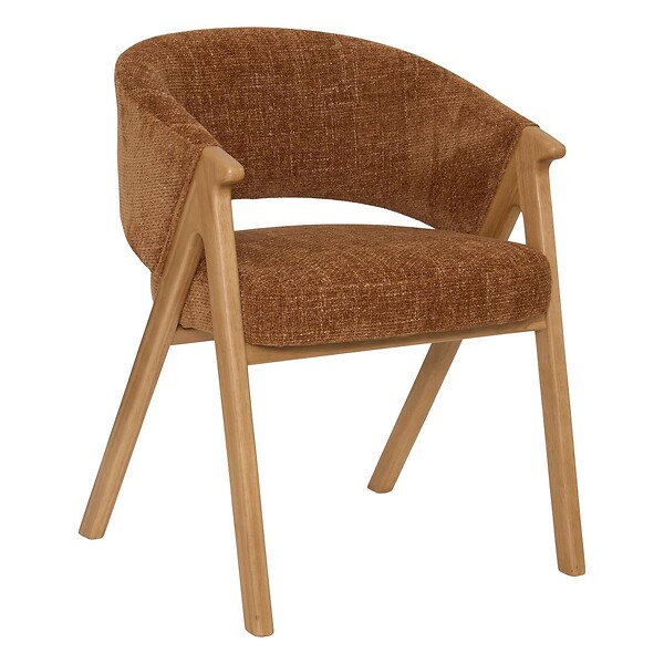 ATMOSPHERA - Fauteuil de table Amza H.79cm bronze - large