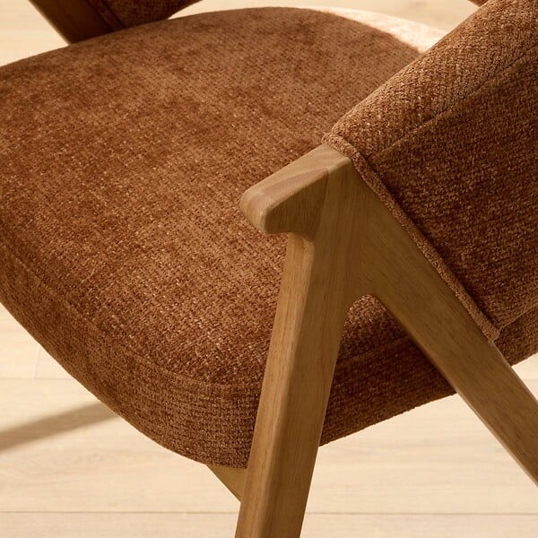 ATMOSPHERA - Fauteuil de table Amza H.79cm bronze - large