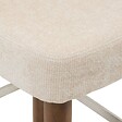 ATMOSPHERA - Tabouret de bar Noali carré H.104,5cm beige noyer - vignette