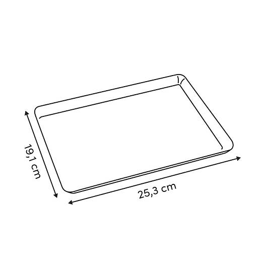 5 FIVE SIMPLY SMART - Petit plateau rectangulaire Essentiels 19x25cm - large