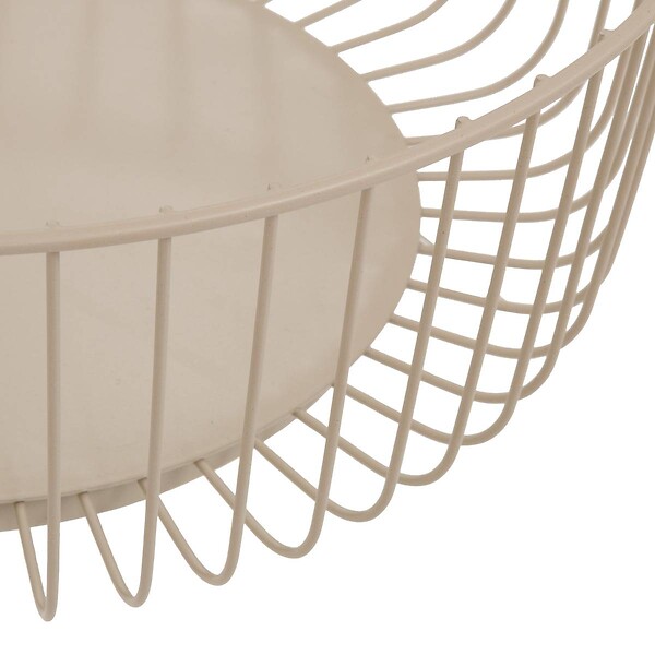 5 FIVE SIMPLY SMART - Corbeille Color Edition ronde D.28,5cm beige - large