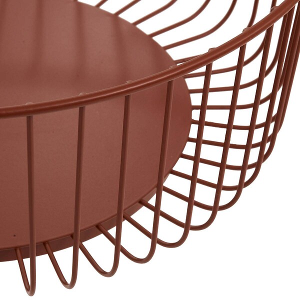 5 FIVE SIMPLY SMART - Corbeille Color Edition ronde D.28,5cm marron - large