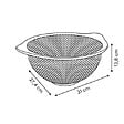 5 FIVE SIMPLY SMART - Passoire Silver Pro ronde 27,4x31cm argent - vignette