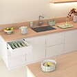 5 FIVE SIMPLY SMART - Passoire Poly ovale D.24cm vert - vignette