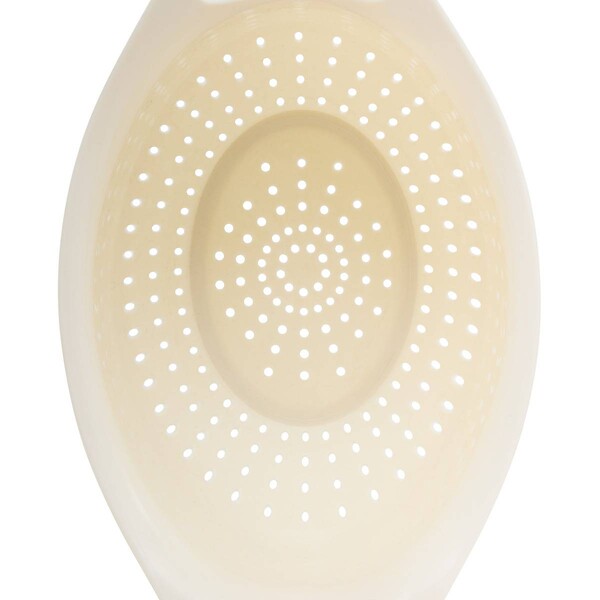 5 FIVE SIMPLY SMART - Passoire Poly ovale D.24cm beige - large