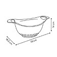 5 FIVE SIMPLY SMART - Passoire Poly ovale D.24cm beige - vignette