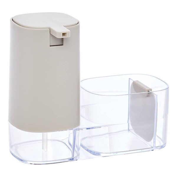 5 FIVE SIMPLY SMART - Distributeur de savon Poly rectangulaire 540ml beige - large