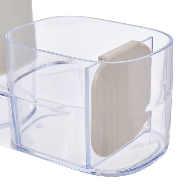 5 FIVE SIMPLY SMART - Distributeur de savon Poly rectangulaire 540ml beige - large