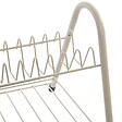 5 FIVE SIMPLY SMART - Égouttoir 2 niveaux Essentiels forme vague beige - vignette