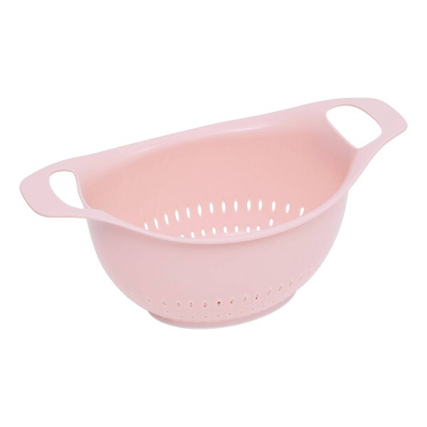 5 FIVE SIMPLY SMART - Passoire Poly ovale D.24cm rose - large