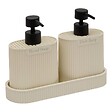 5 FIVE SIMPLY SMART - Distributeur de savon Terra ovale 375ml beige - vignette