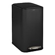 5 FIVE SIMPLY SMART - Poubelle slim rectangulaire à pédale Delta 20L noir - vignette