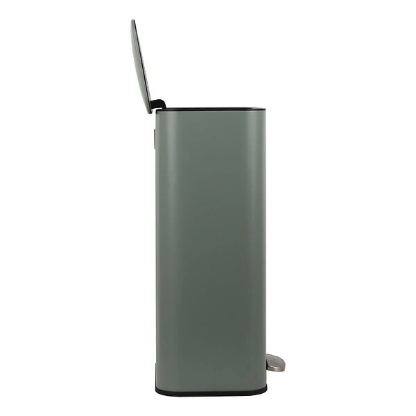 5 FIVE SIMPLY SMART - Poubelle rectangulaire à pédale Delta 30L vert - large