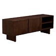 ATMOSPHERA - Meuble TV 2 portes 2 niches Nyero 40x147cm marron - vignette