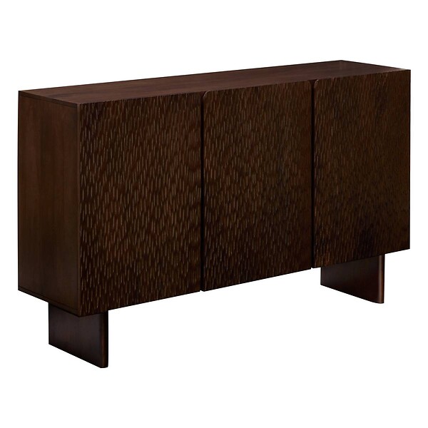ATMOSPHERA - Buffet 3 portes Nyero 90x150cm marron - large