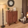 ATMOSPHERA - Buffet 2 portes Nyero 80x100cm marron - vignette