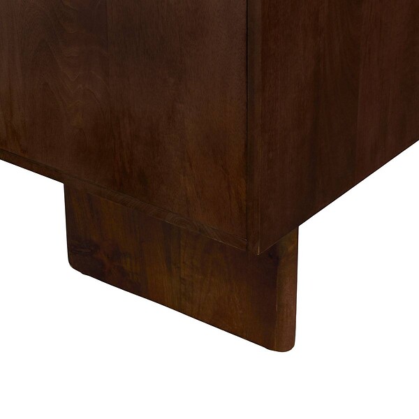 ATMOSPHERA - Buffet 2 portes Nyero 80x100cm marron - large