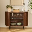 ATMOSPHERA - Buffet Alcôve rectangulaire 75x100cm 2 portes marron - vignette