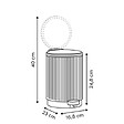 5 FIVE SIMPLY SMART - Poubelle Solis ronde 2,7L blanc - vignette