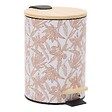 5 FIVE SIMPLY SMART - Poubelle Bloom ronde 2,7L rose - vignette