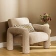 ATMOSPHERA - Fauteuil Elyon H.72cm beige - vignette