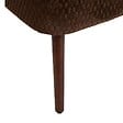 ATMOSPHERA - Fauteuil Chiara velours H.80cm marron - vignette