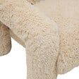 ATMOSPHERA - Fauteuil Elyon fourrure H.72cm beige - vignette