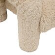 ATMOSPHERA - Fauteuil Elyon fourrure H.72cm beige - vignette
