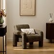 ATMOSPHERA - Fauteuil Elyon H.72cm vert - vignette
