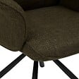 ATMOSPHERA - Fauteuil de bureau pivotant Sisco vert kaki - vignette