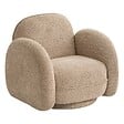 ATMOSPHERA - Fauteuil pivotant Fiva H.78cm beige - vignette
