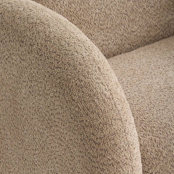 ATMOSPHERA - Fauteuil pivotant Fiva H.78cm beige - large