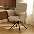 ATMOSPHERA - Fauteuil de bureau pivotant Sisco beige - vignette